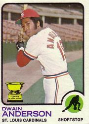 1973 Topps Baseball Cards      241     Dwain Anderson
